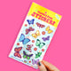 butterfly and moth sticker sheet