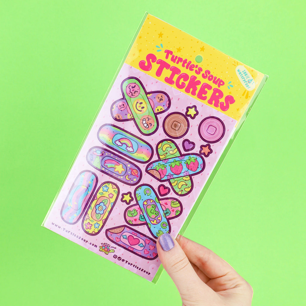 Rainbow Art Supplies Colored Pencils Vinyl Sticker – Turtle's Soup