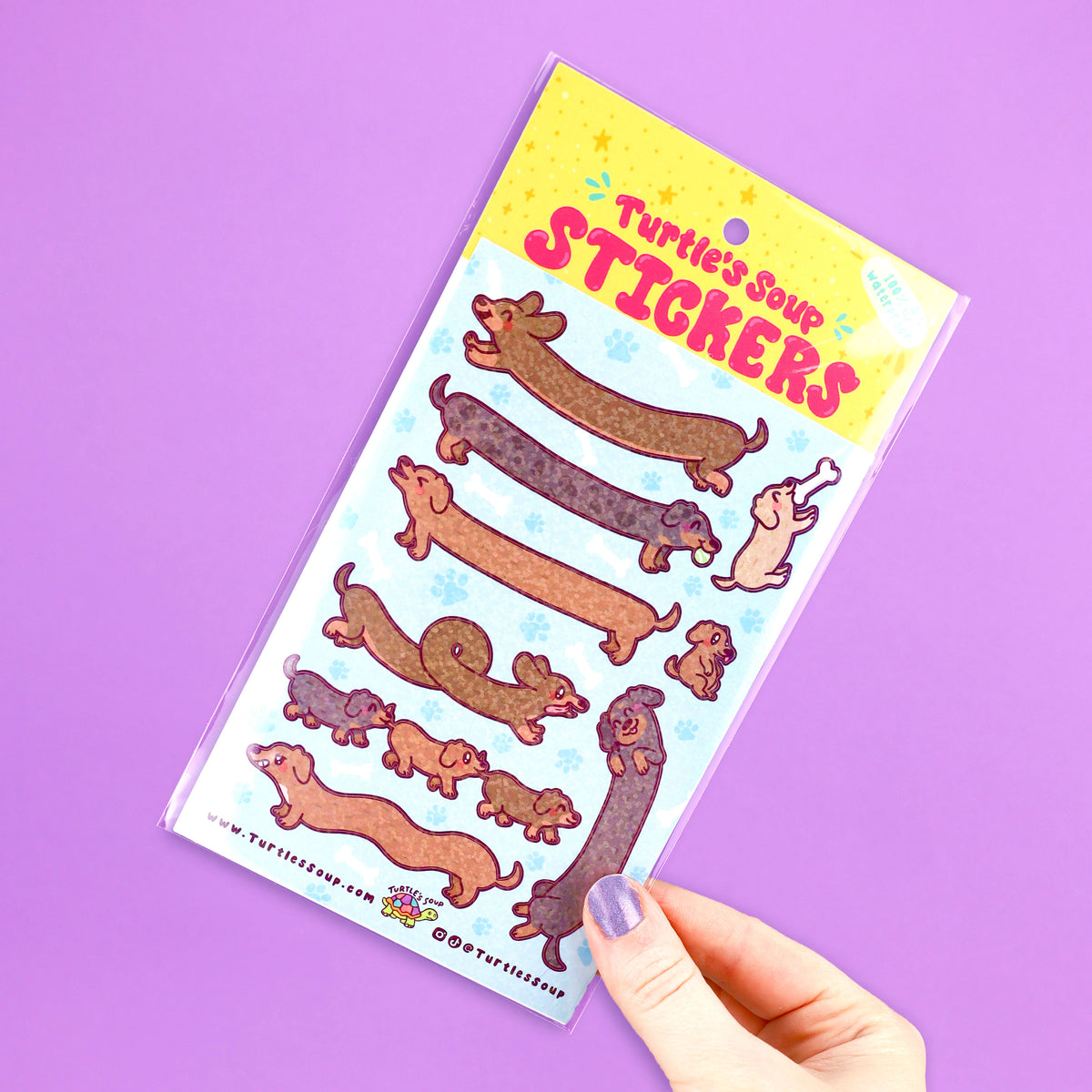 Long Dogs Vinyl Sticker Sheets – Turtle's Soup