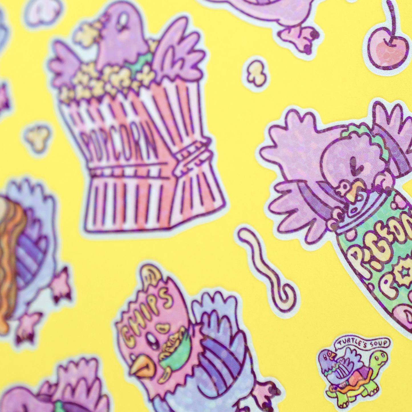 Pigeon Party Sticker Sheet