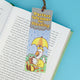 Rainy Day Reading Goose Bookmark With Tassel