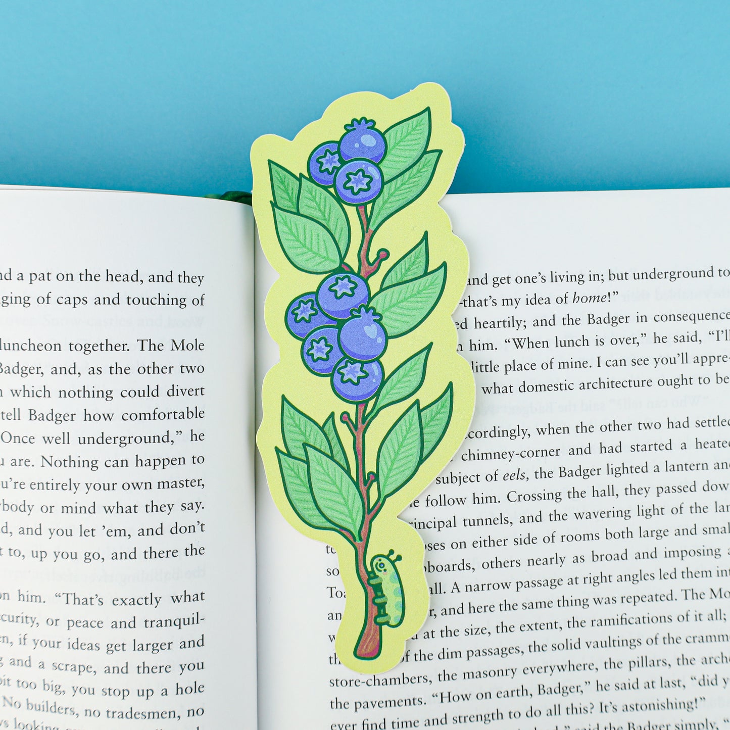 Blue Berry Branch Bookmark