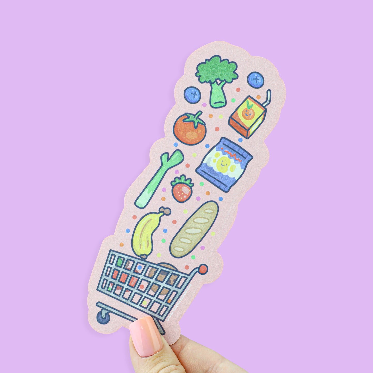 Grocery Cart Bookmark