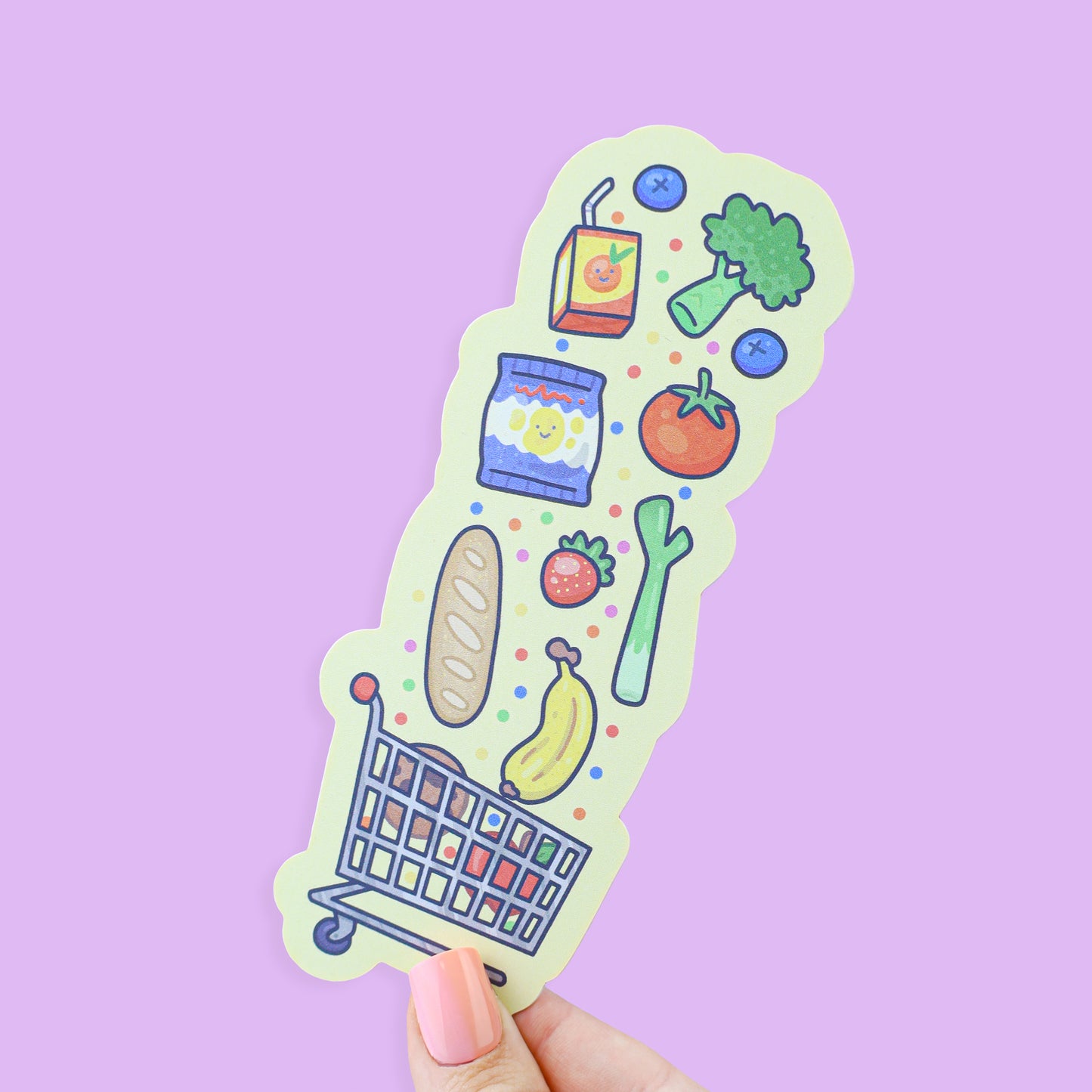 Grocery Cart Bookmark