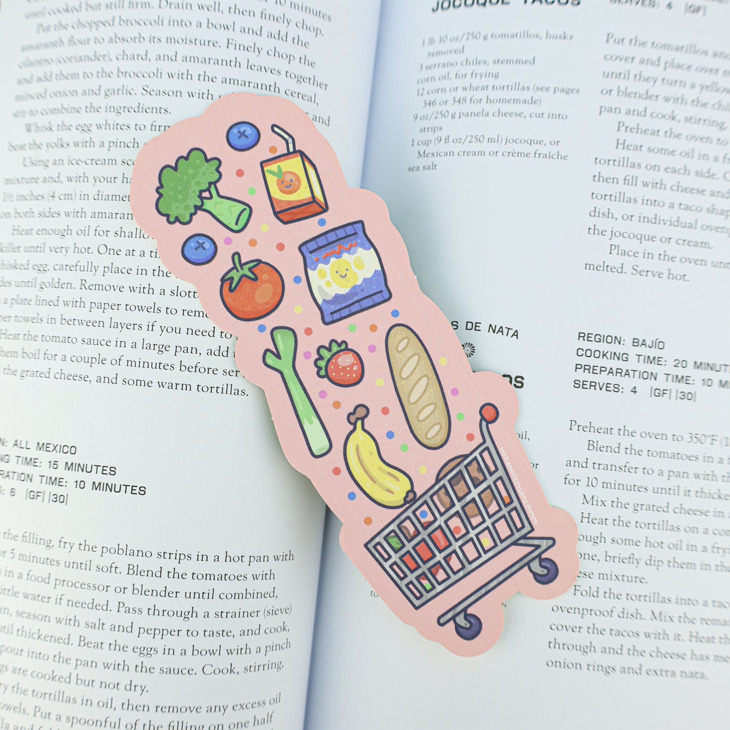 Grocery Cart Bookmark