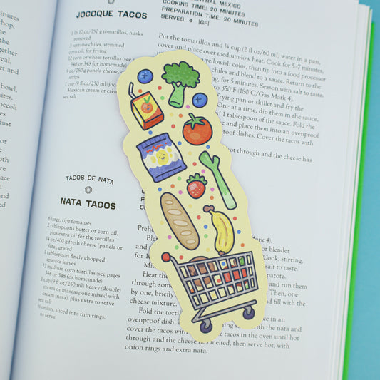 Grocery Cart Bookmark