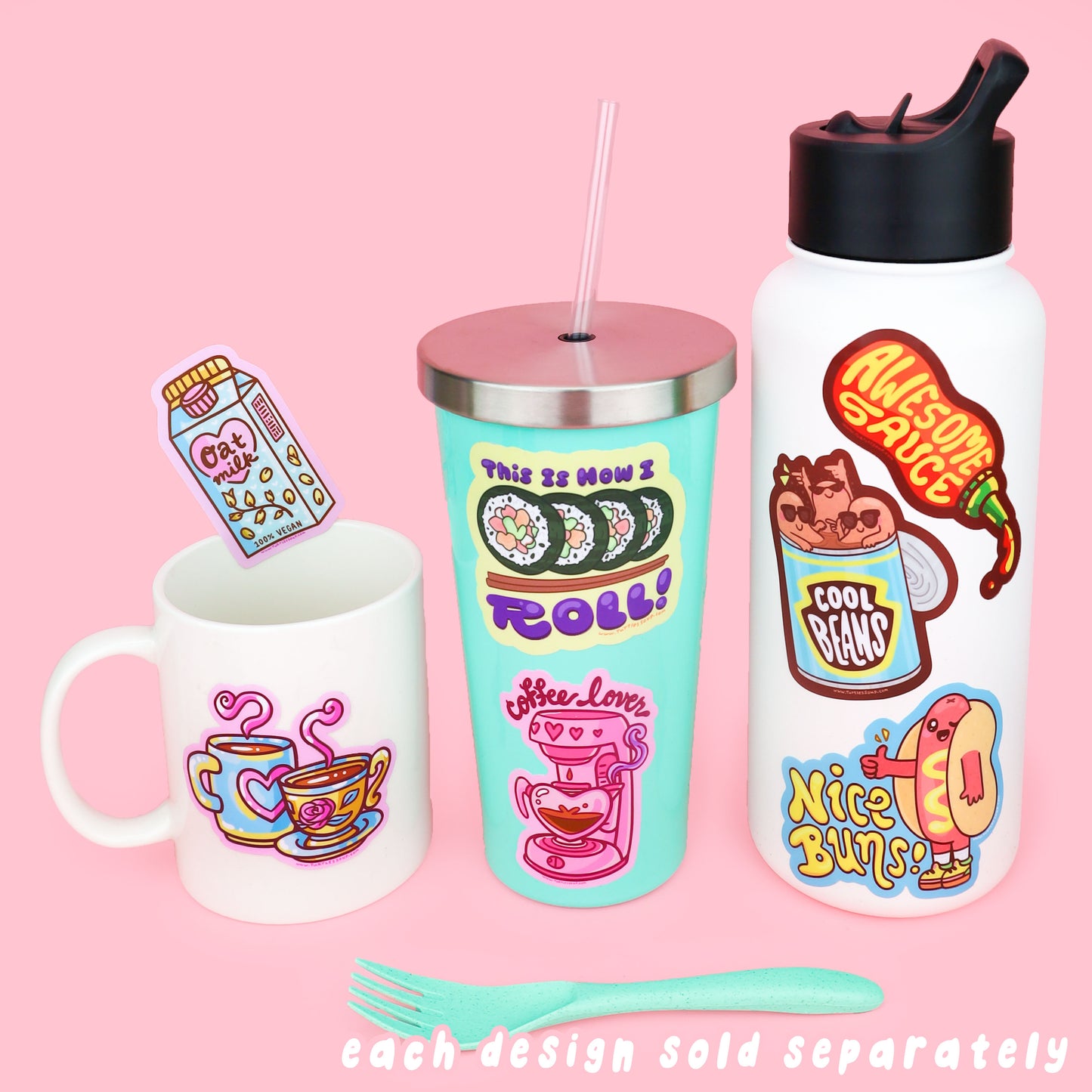 food vinyl stickeers