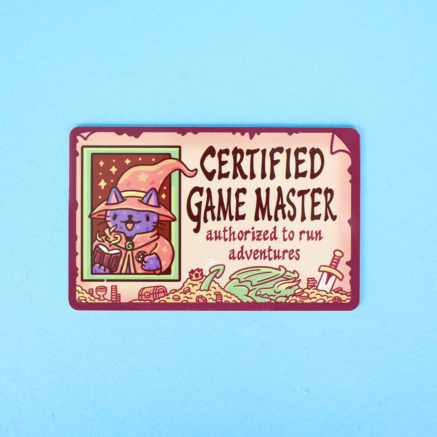 Certified Game Master Novelty ID Card