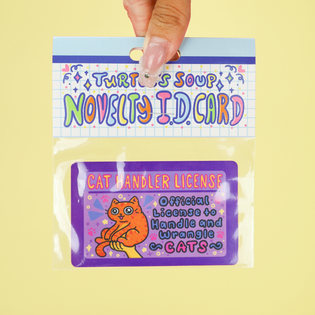 Cat Handler Fake License Card