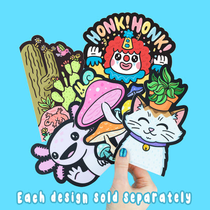 collection of our peek a boo stickers sold separately