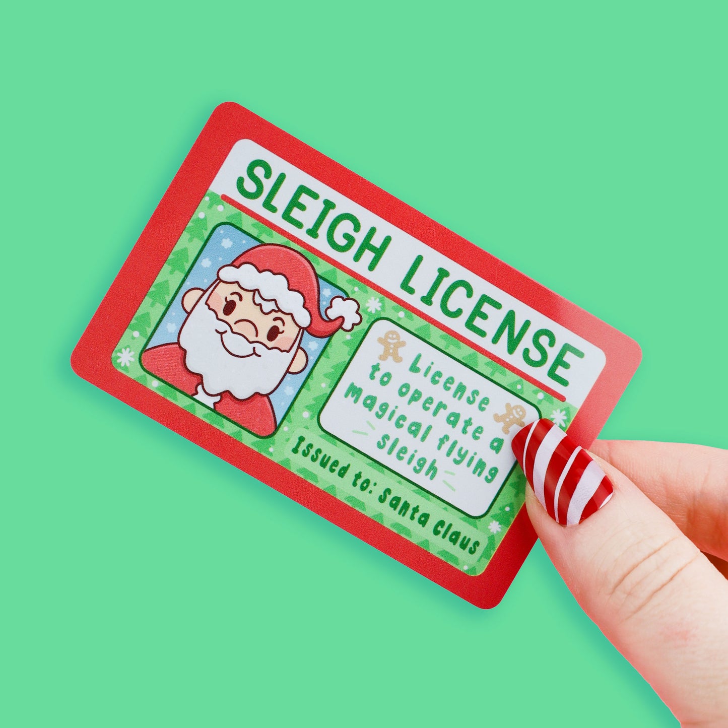 Sleigh License Fake Drivers License