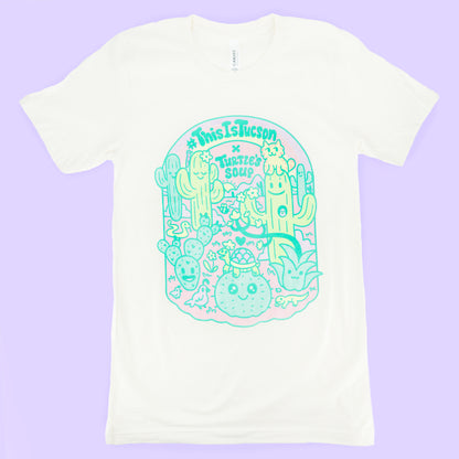 screen printed t shirt desert scene