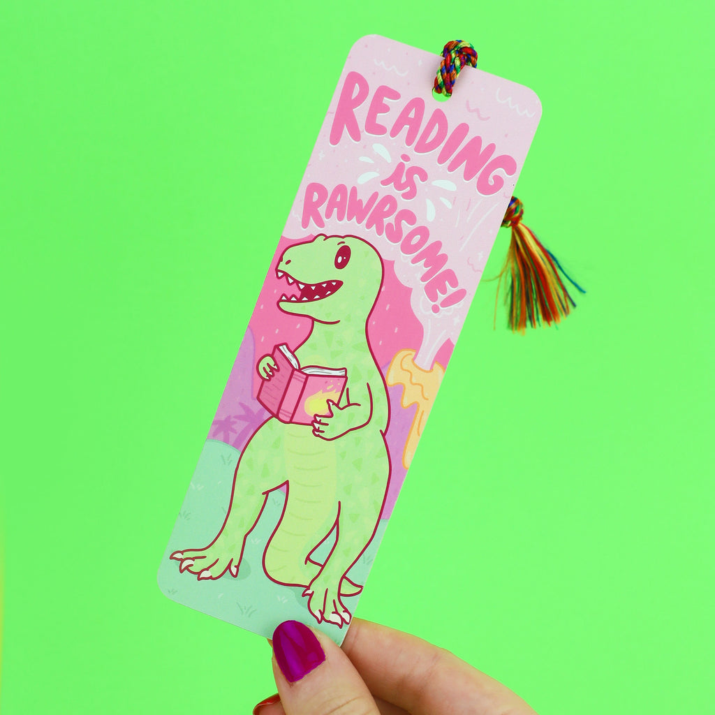 dinosaur bookmark by turtles soup