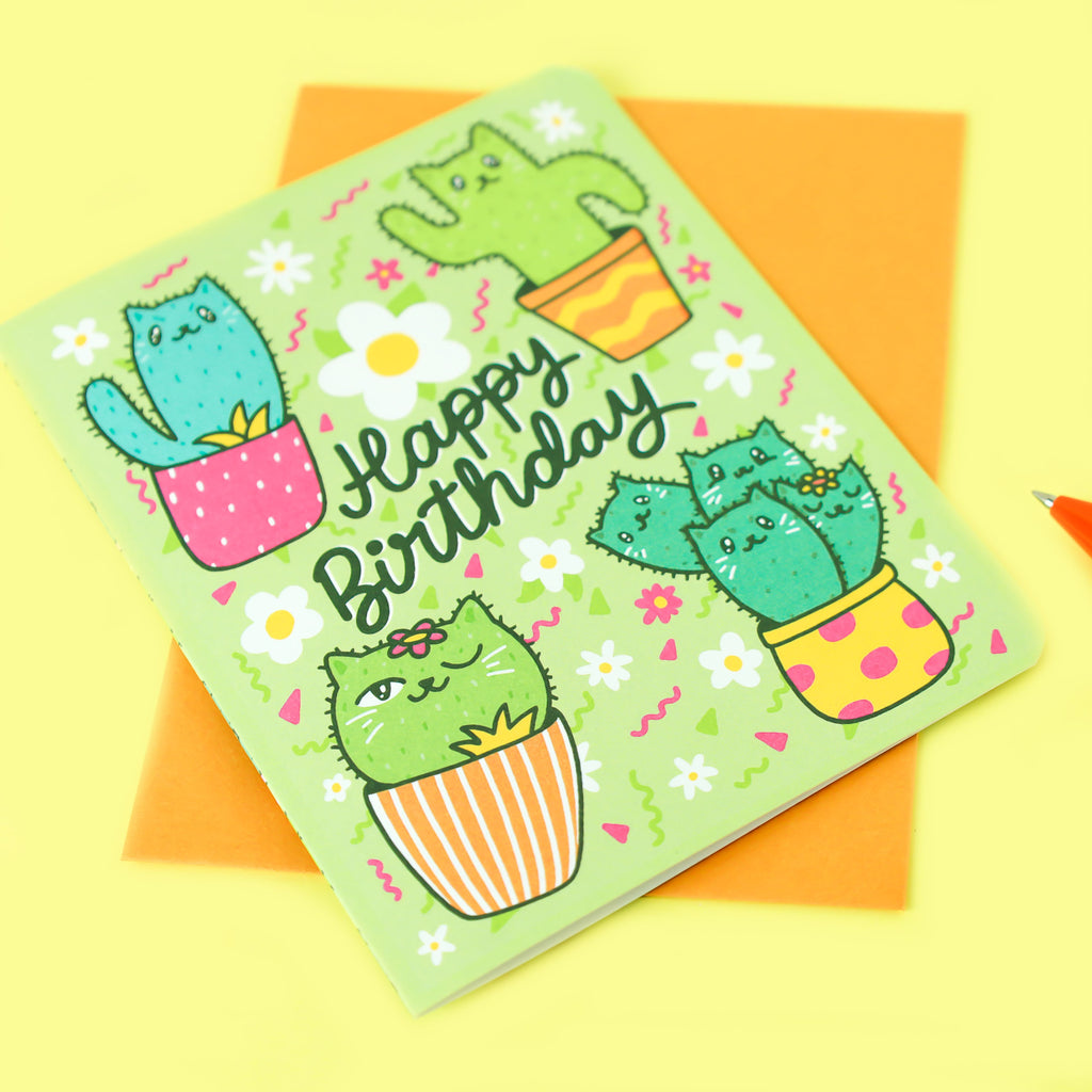 Birthday-Cactus-Cats-Card-By-Turtles-Soup-Cacti-Kitties-Cute-Southwest-Card-for-Bday