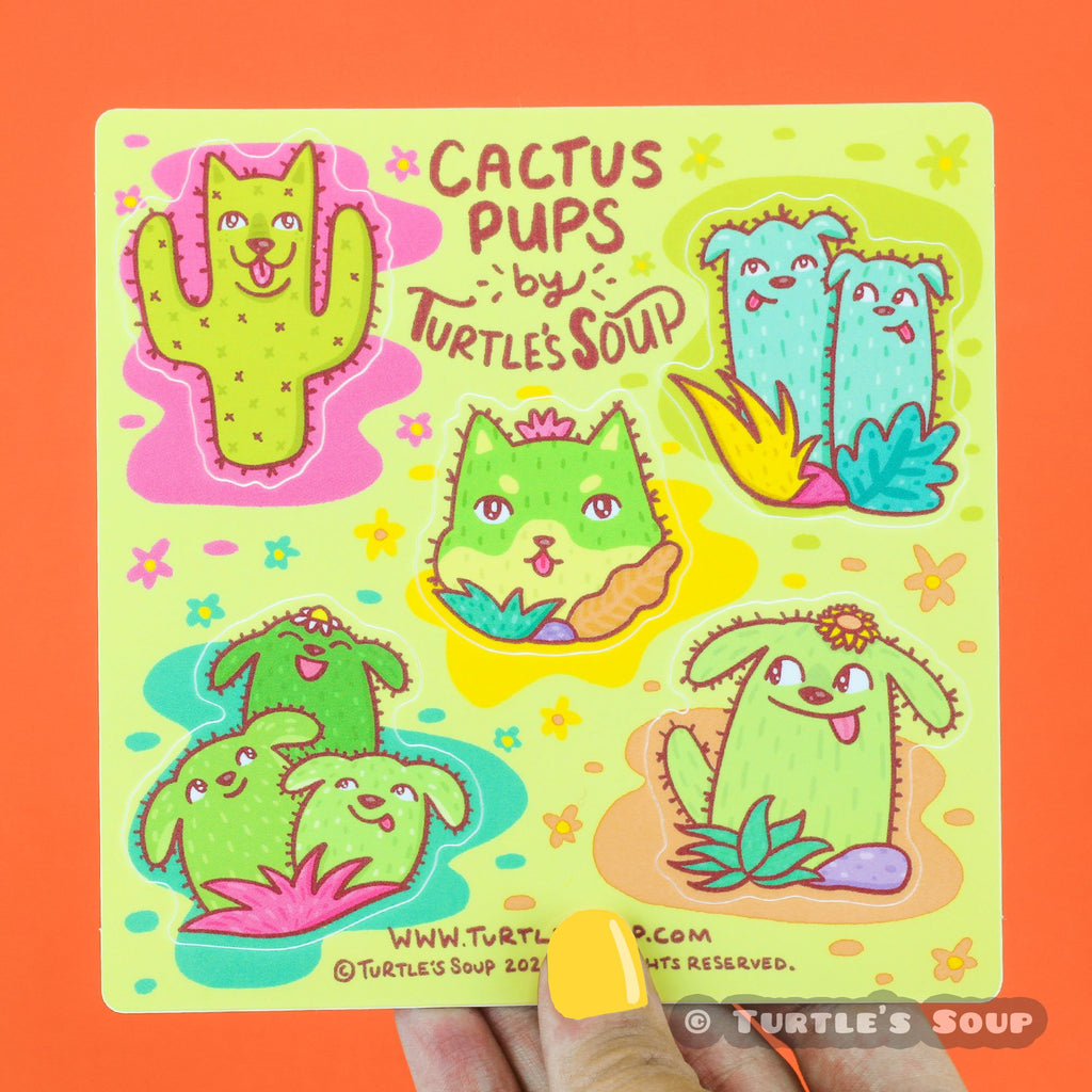 Cactus-Pups-Vinyl-Sticker-Sheet