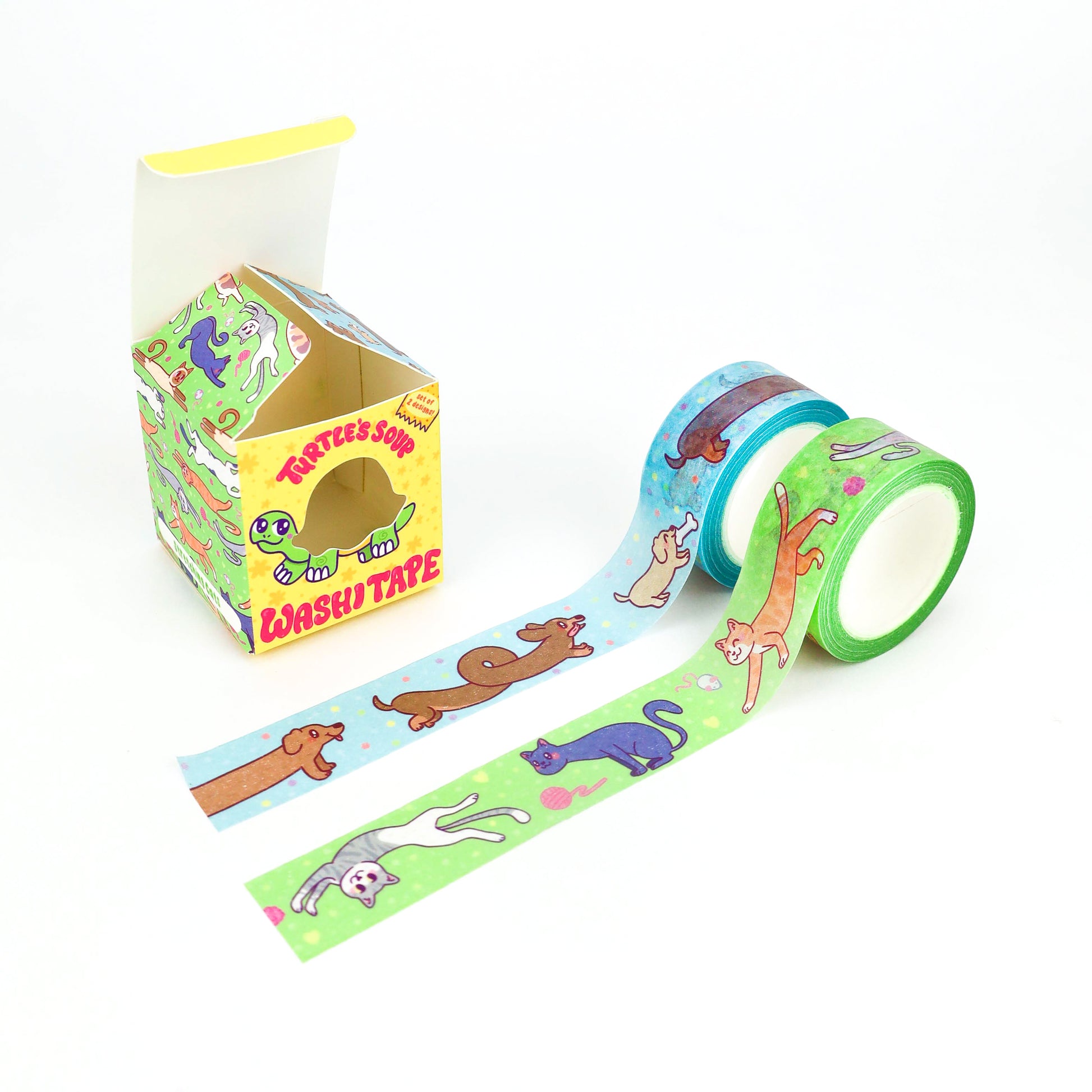 Long Pets Washi Tape Box Set