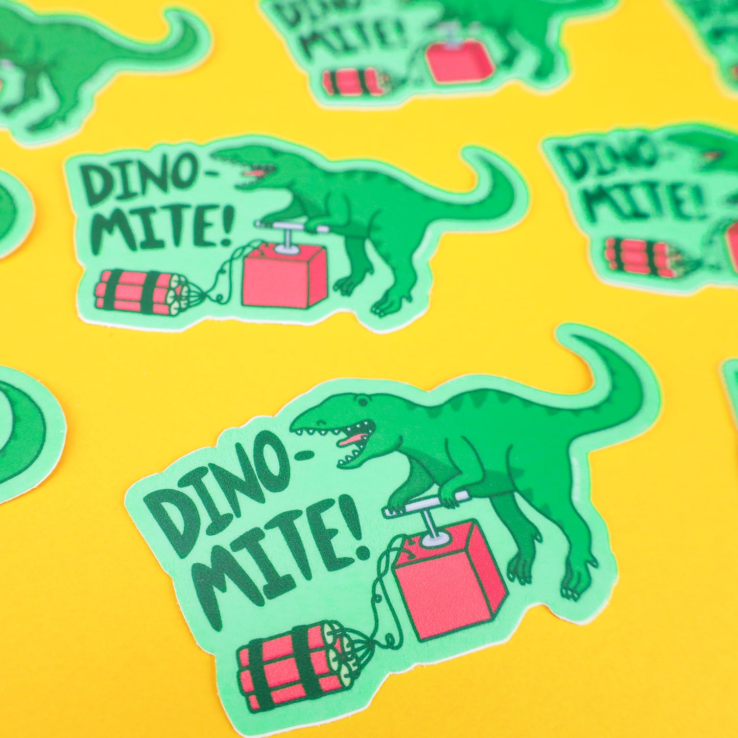 Dino-Mite! Vinyl Sticker
