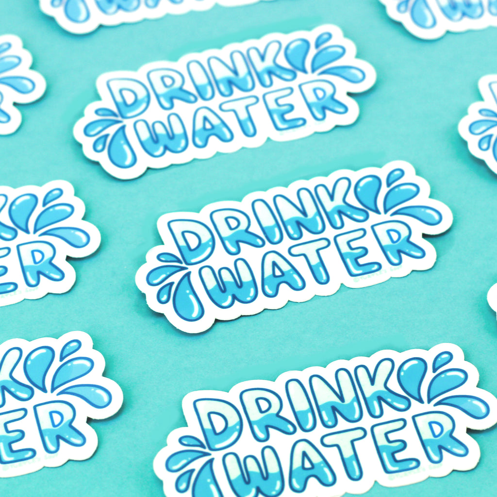 Drink-Water-Cute-Decal-Reminder-Hydrate-Adorable-Vinyl-Sticker-for-Flask-Turtles-Soup