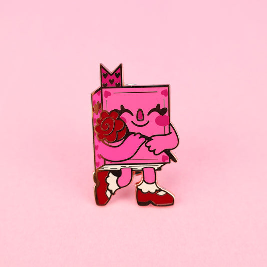 romance book enamel pin