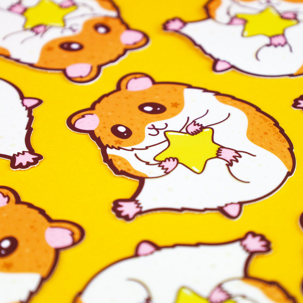 Hamster-Hamster-Galaxy-Hammie-Cute-Vinyl-Sticker-Kawaii-Star-Turtles-Soup-Adorable-Fun-Waterproof-Water-Bottle-Decal-Super-Adorbs