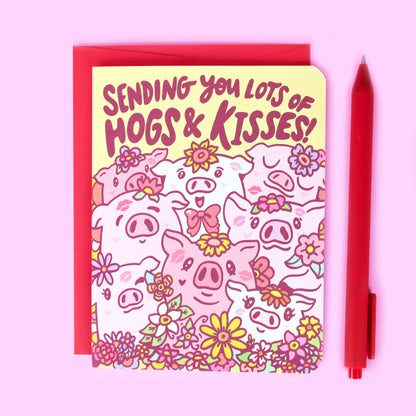 Hogs-and-Kisses-Cute-Piggy-Pigs-Funny-Love-You-Anniversary-Valentine-Valentines-Day-Romantic-Card-Turtles-Soup