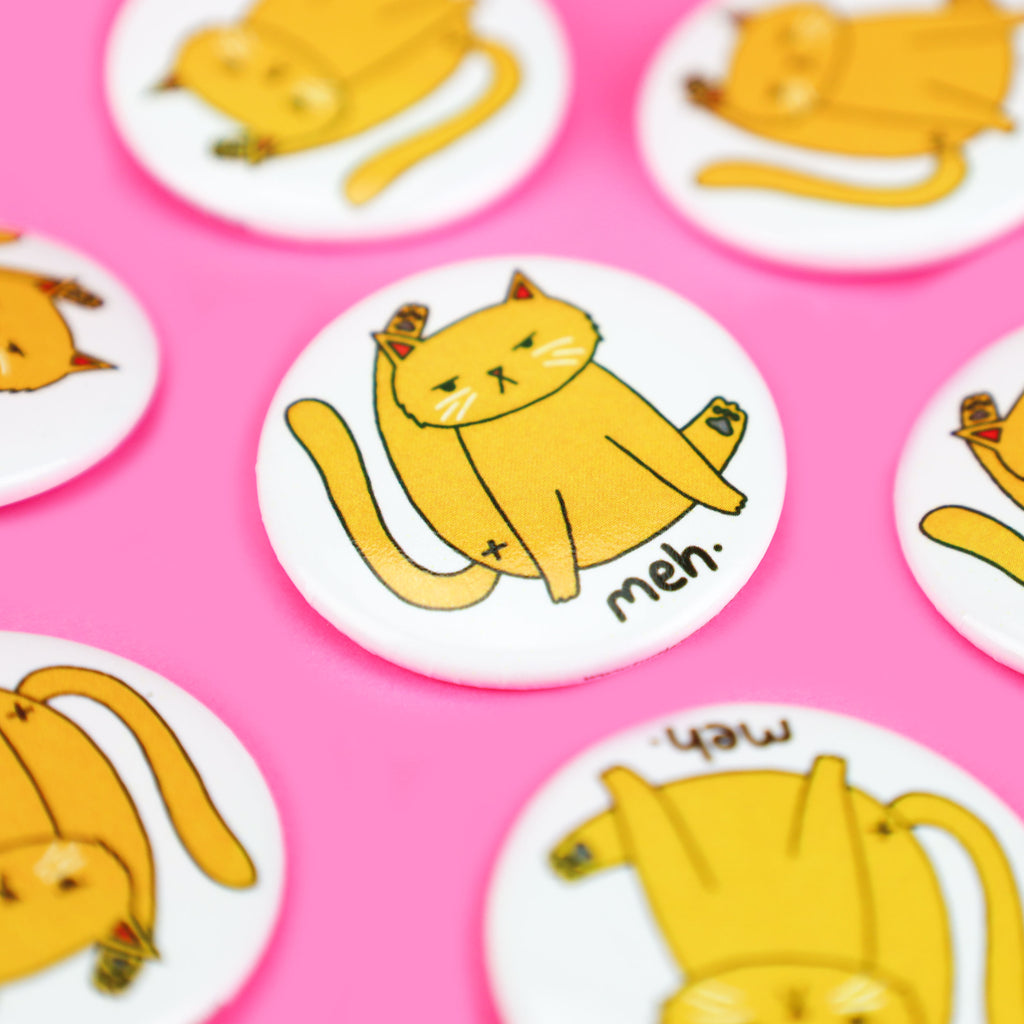 Funny Cat Pin, Cat Butt Pin, Funny Cat Lover Gift, Awkward Cat Pin, Cat Butt Gift, Humor Gift, Gag Gift, Kitty Butt, Angry Cat Pin