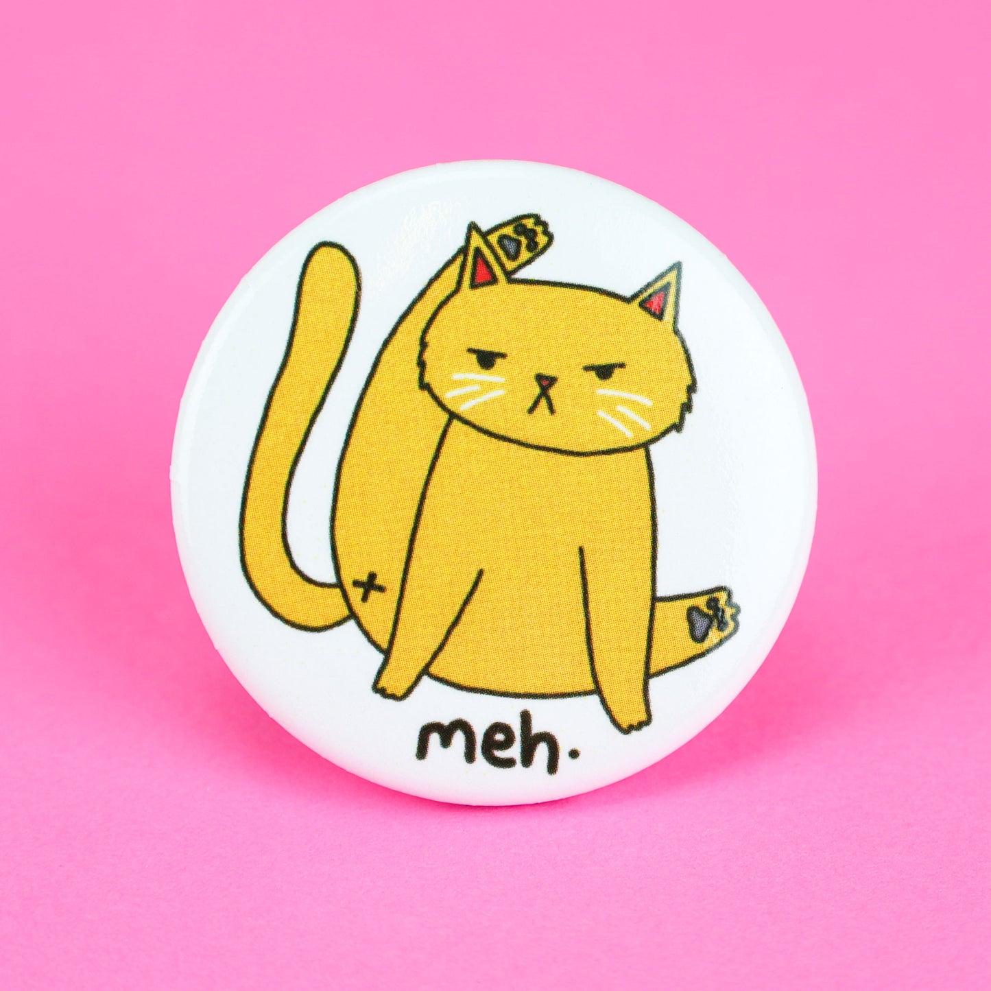 Funny Cat Pin, Cat Butt Pin, Funny Cat Lover Gift, Awkward Cat Pin, Cat Butt Gift, Humor Gift, Gag Gift, Kitty Butt, Angry Cat Pin