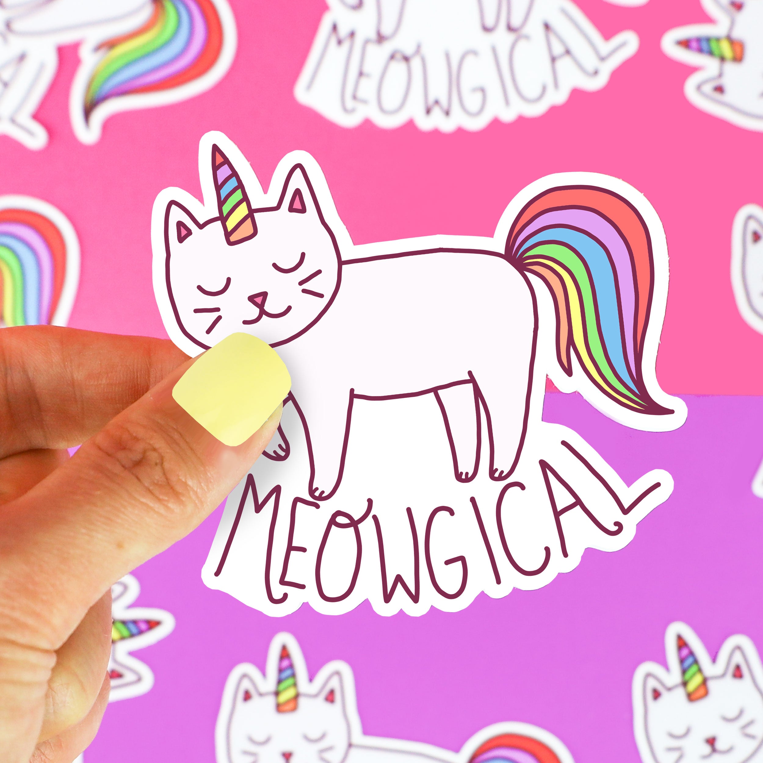 Meowgical Cat Vinyl Sticker – Turtle's Soup