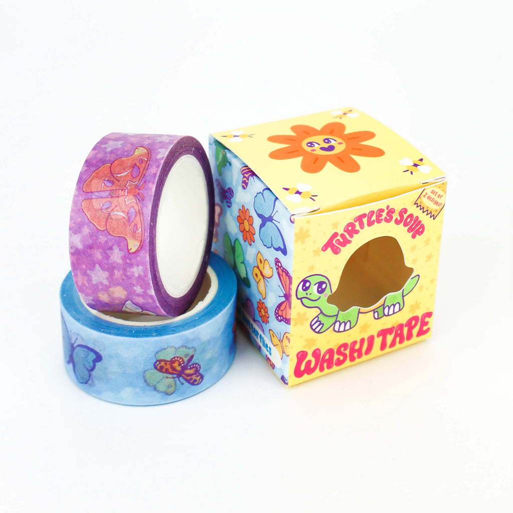 Butterfly and Moth Washi Tape by Turtles Soup 