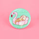 Otter-Flamingo-Pool-Float-Pinback-Button