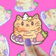 Pancake-Kitty-Cute-Sticker-For-Waterbottle-Breakfast-Animal-Adorable-Art