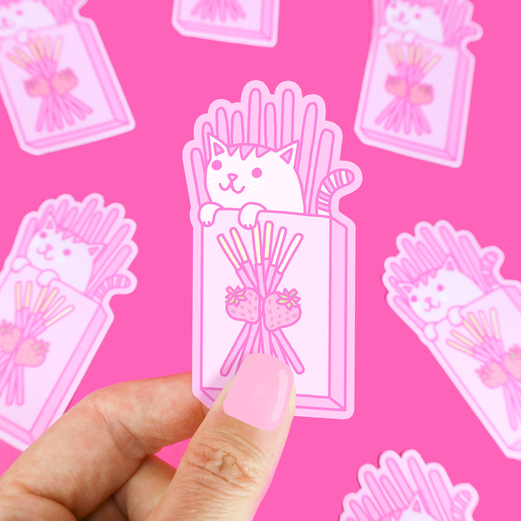 pocky-cat-japanese-snacks-candy-kawaii-cute-strawberry-vinyl-sticker-decal
