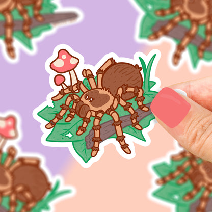 pet tarantula vinyl sticker