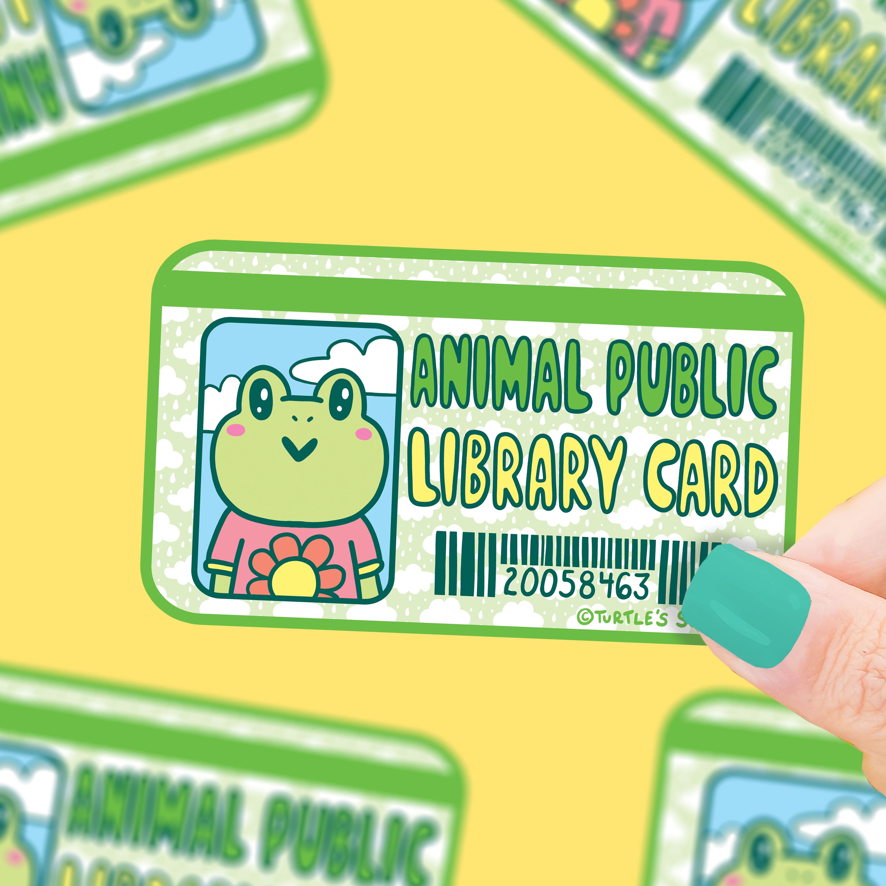 Library Card Stickers for Sale
