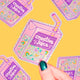 Creative Juice Box Dreamy Liquid Vinyl Sticker (Glitter)