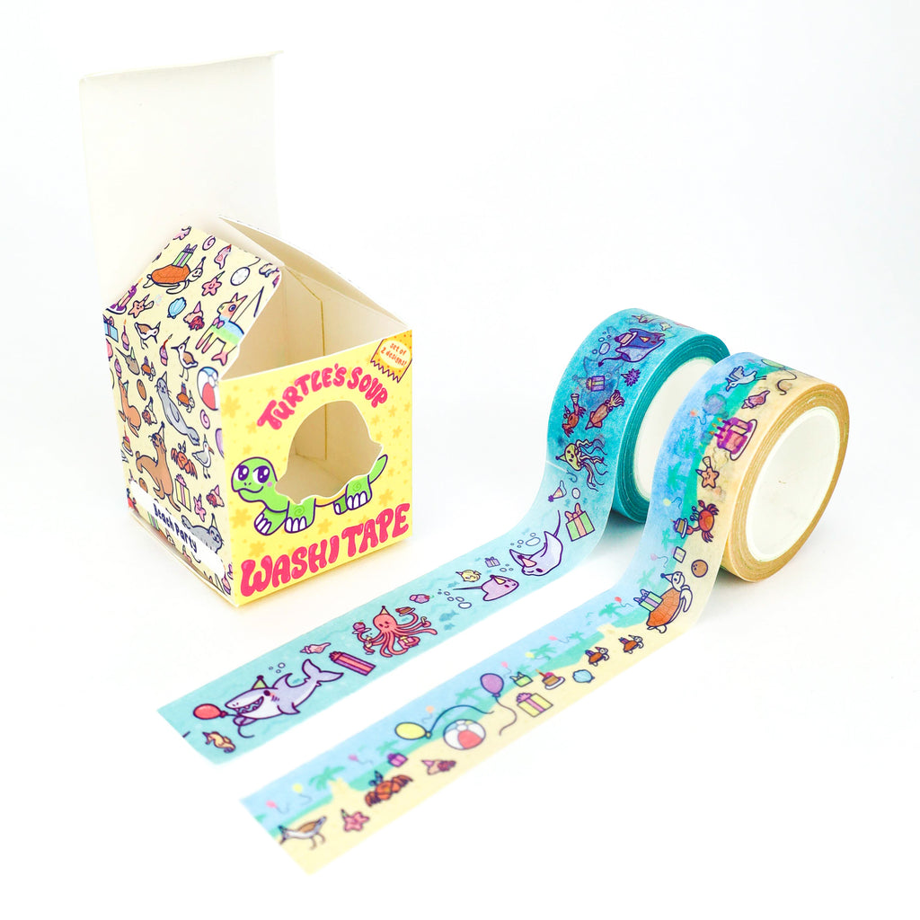 Beach and Ocean Party Pack Washi Tape Set
