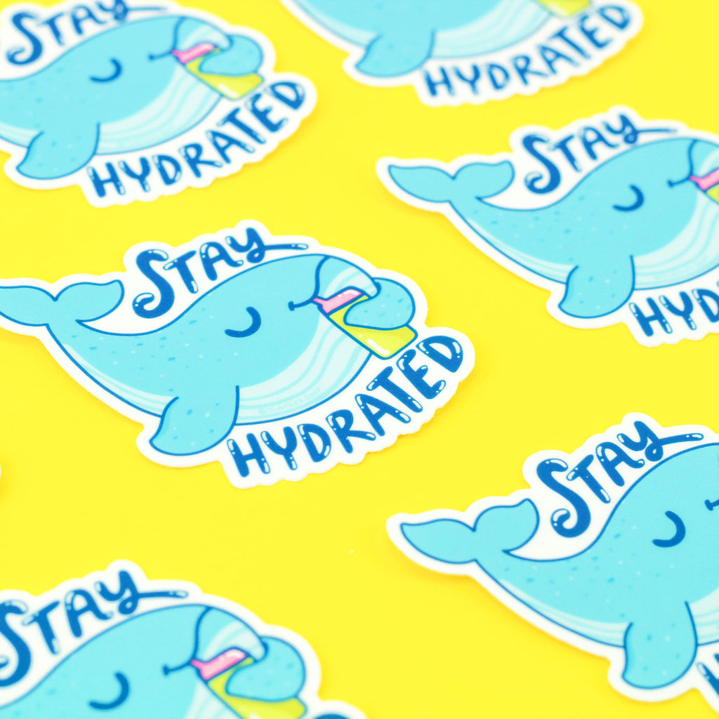 Stay-Hydrated-Whale-Cute-Water-Bottle-Vinyl-Decal-for-Hydro-Bottle-Cute-Hydration-Cute-Art-Turtles-Soup