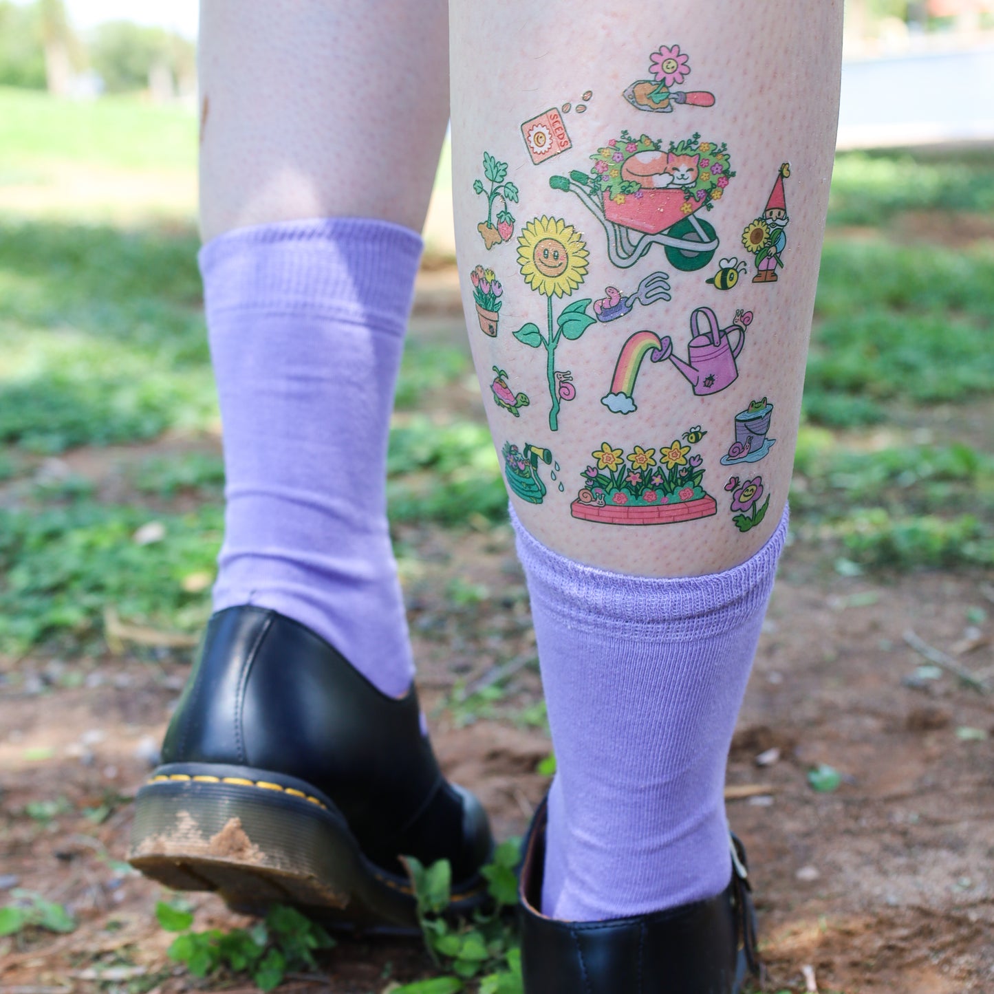 Gardening Temporary Tattoos by Turtles Soup 