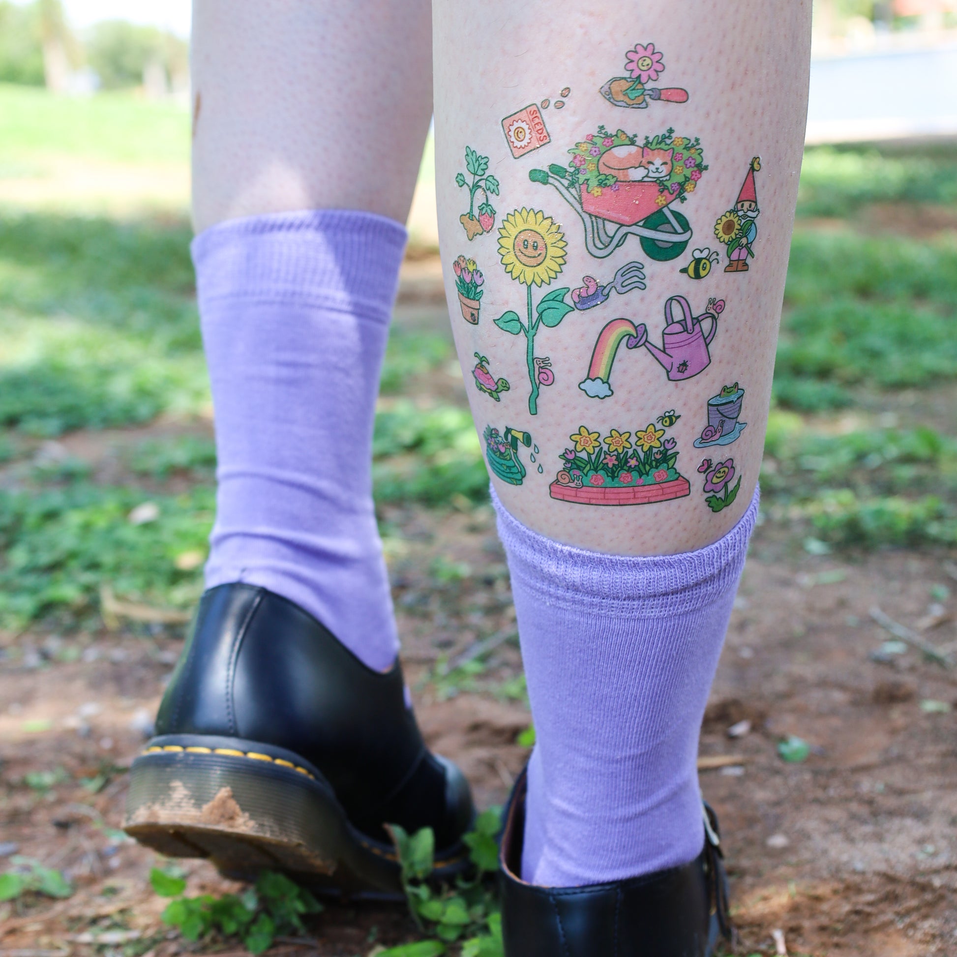 Gardening Temporary Tattoos by Turtles Soup 