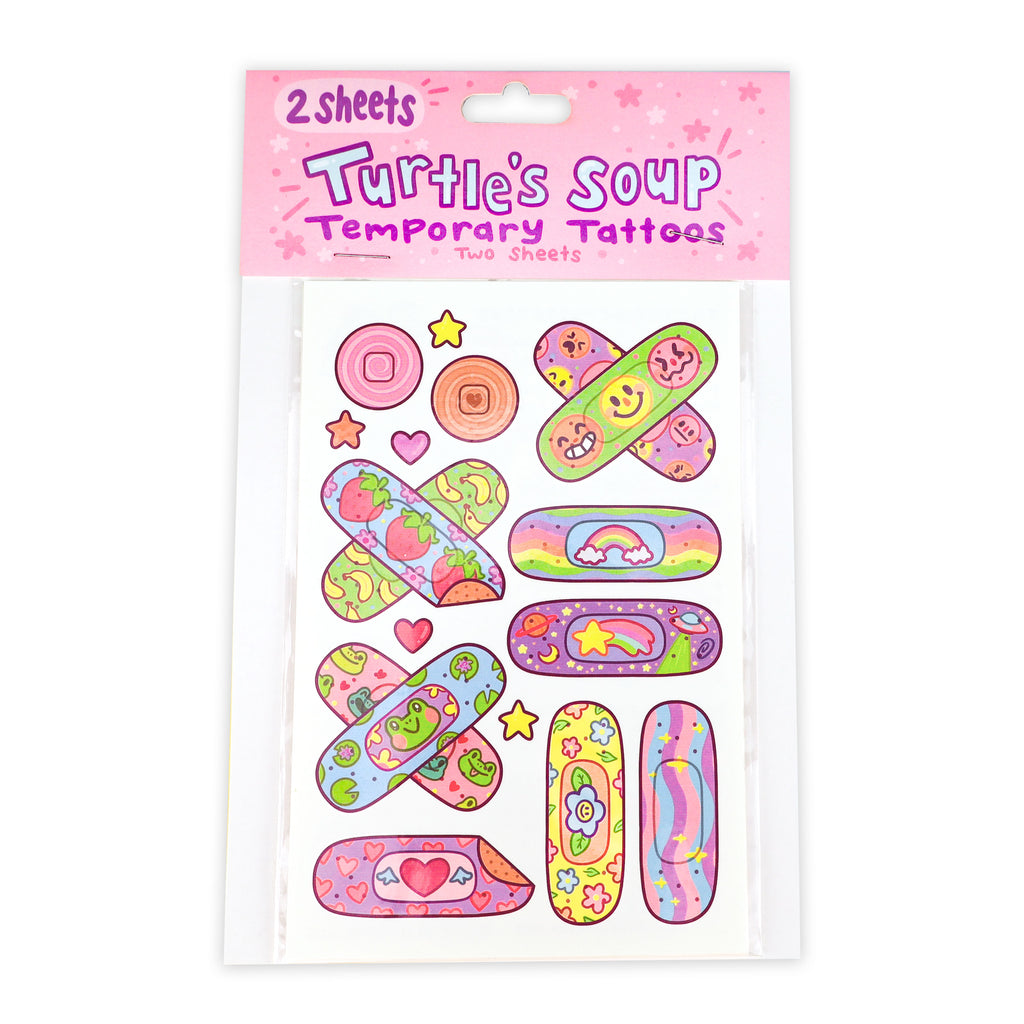 Temporary Tattoo Bandages for Festivals and Parties by Turtles Soup