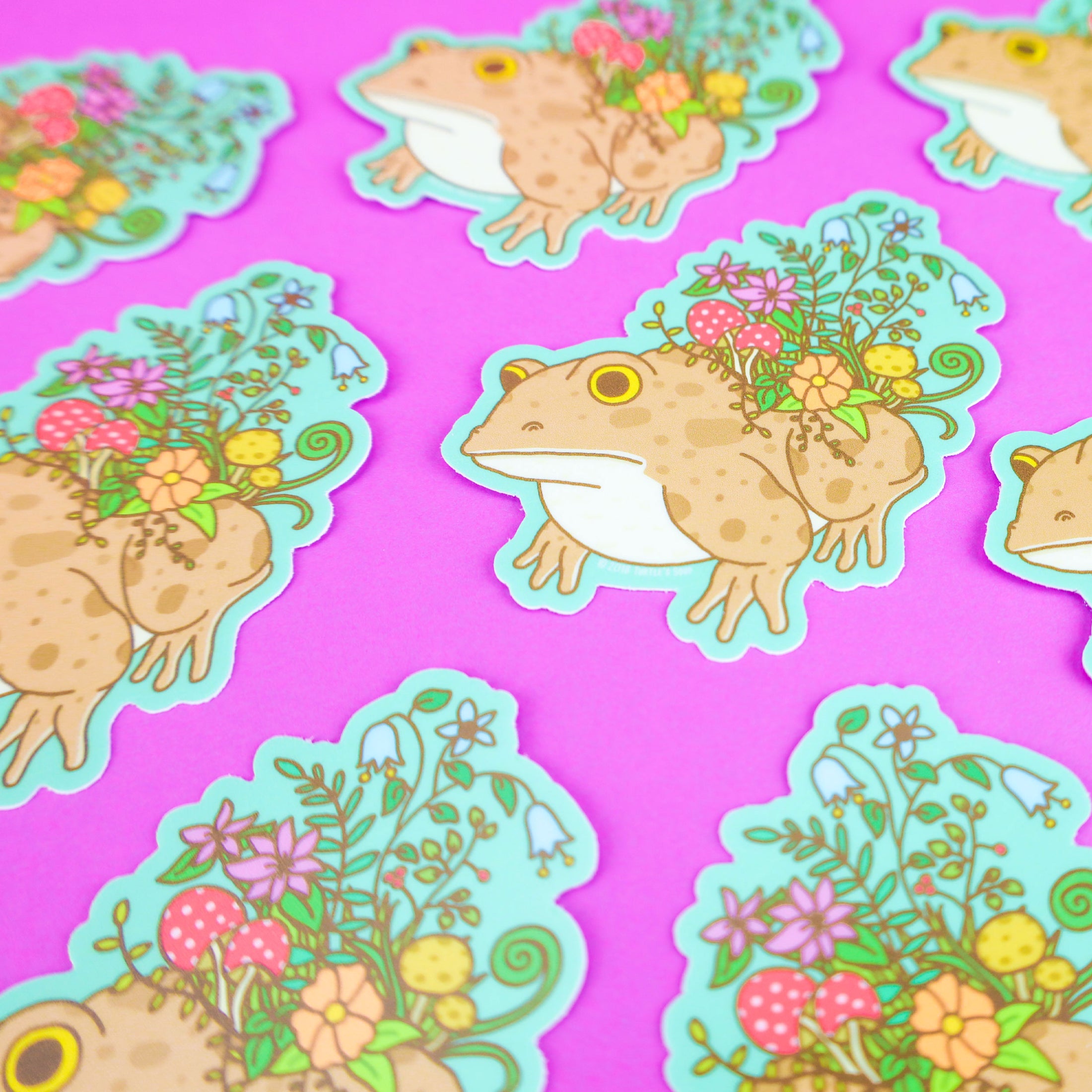 Toad Planter Vinyl Sticker – Turtle's Soup