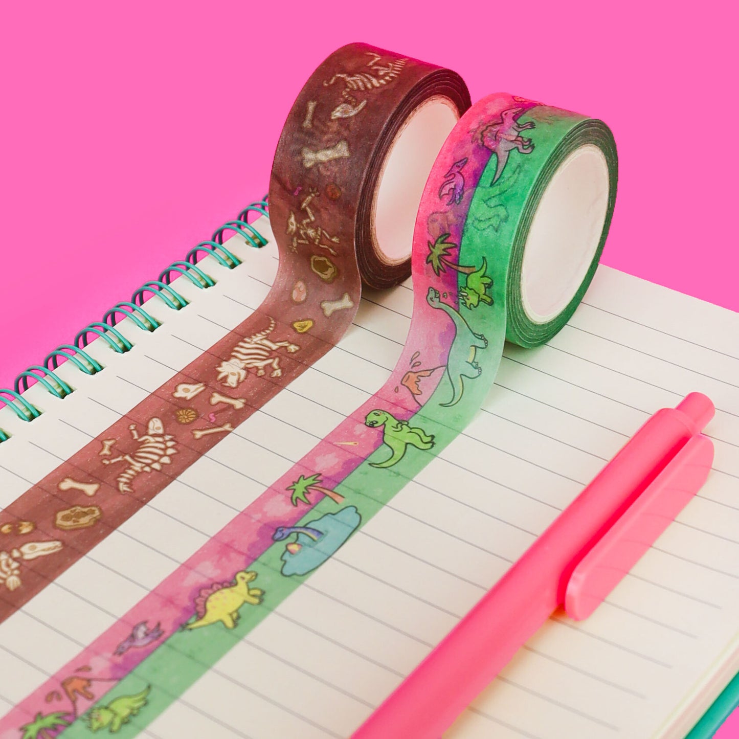 Dinosaur Pack Washi Tape Box Set