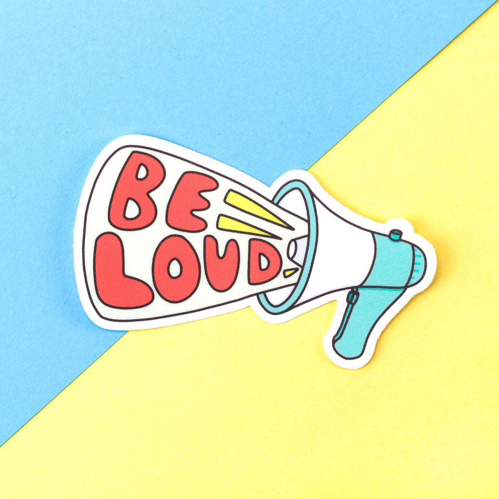 be-loud-megaphone-typography-be-heard-vinyl-sticker-turtle_s-soup