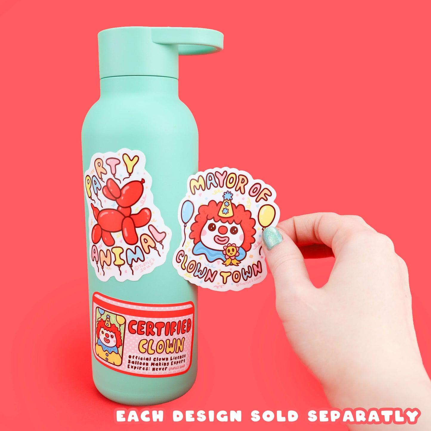 Certified Clown License Vinyl Sticker