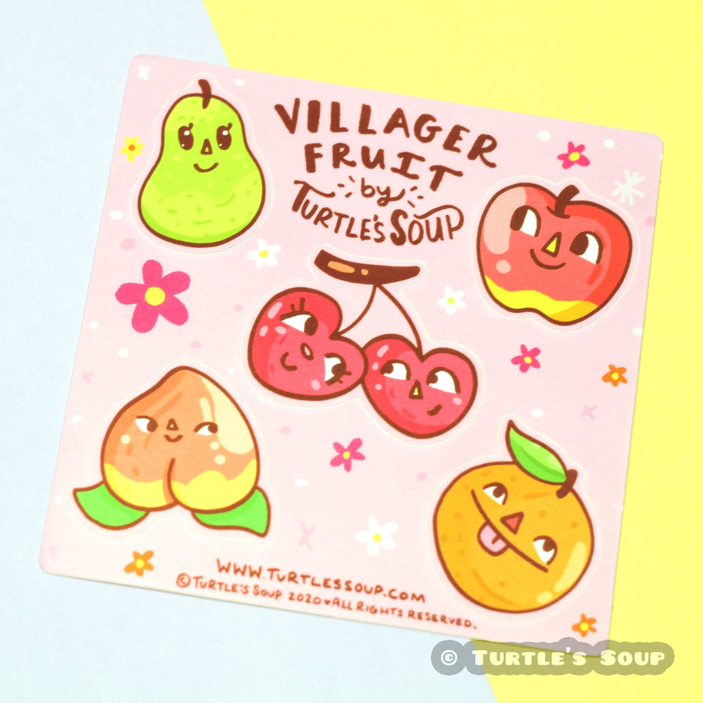 cute-fruit-stickers-planner-stickers-hydroflask-laptop-decals