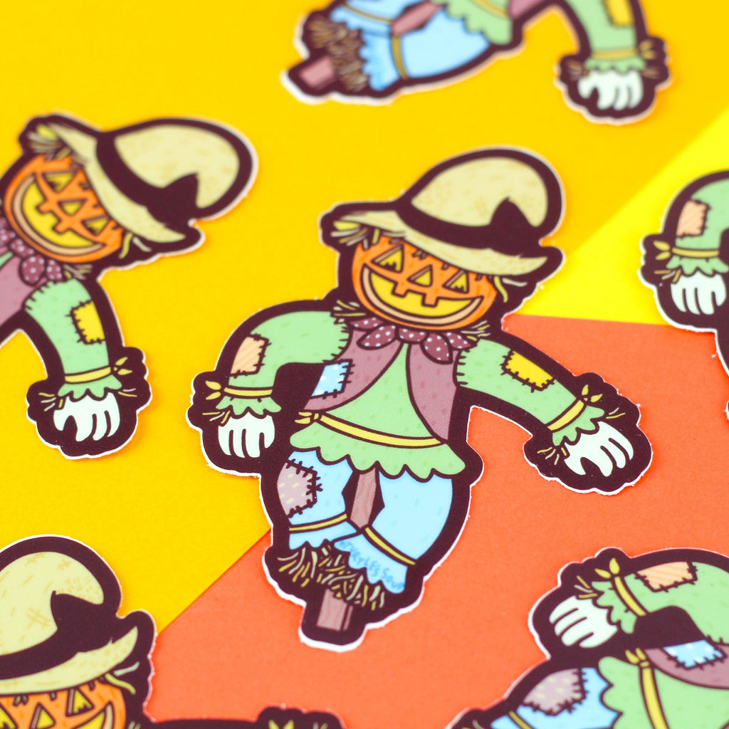 cute-scarecrow-pumpkin-halloween-scary-sticker-gift-for-friend-party