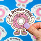 funny-donut-sticker-pun-care-cute-sprinkles-turtle_s-soup-art