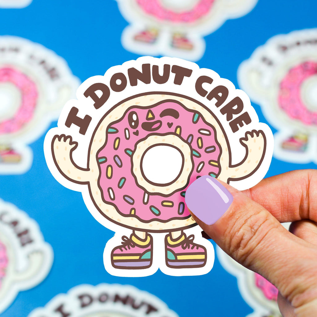 funny-donut-sticker-pun-care-cute-sprinkles-turtle_s-soup-art