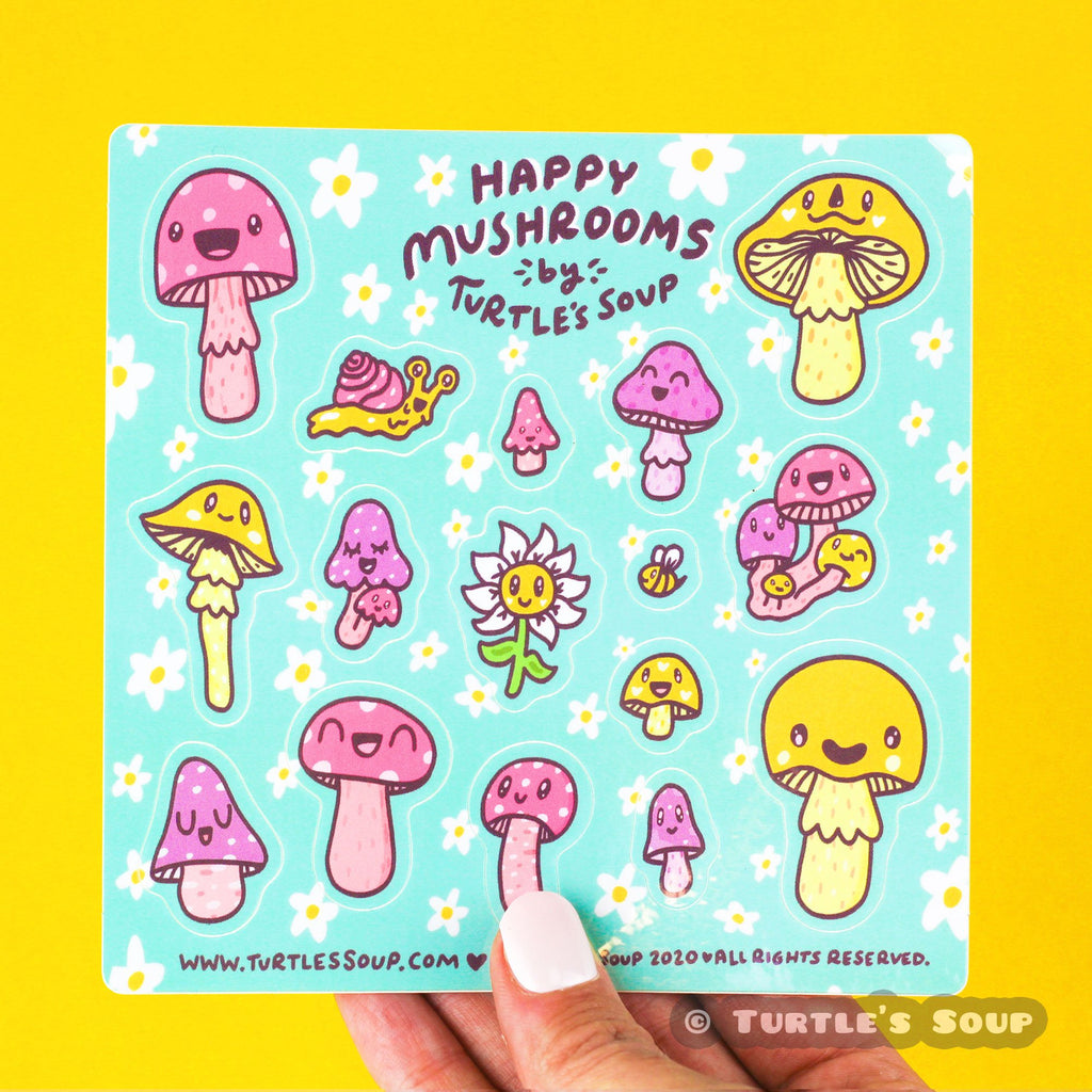 happy-mushroom-vinyl-sticker-set-turtle_s-soup