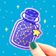 Bottle of Stars Holographic Vinyl Sticker